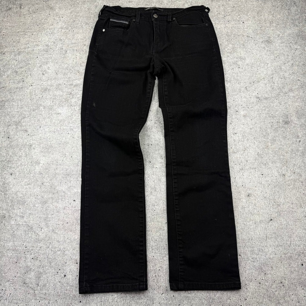 Levis 505 Straight Leg Black Jeans Womens 8 Medium 15505-0026 29x32 Tag
